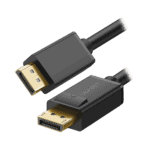 Cable DisplayPort 1.2 Macho a Macho | Longitud 1.50 m | Versión DP1.2 | Soporta 4K@60Hz; 2K@144Hz | Soporta 3D | Color profundo de 8 y 10 bits | Blindaje Interno Múltiple | Cobre Estañado 28AWG | Botón de Liberación. 10245-l