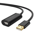 Cable de Extensión Activo USB 2.0 / 10 Metros / Macho-Hembra / Booster individual FE1.1S incorporado / Velocidad de hasta 480 Mbps / Ideal para impresoras, consolas , Webcam, etc. 10321-l