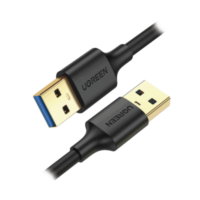 Cable USB-A 3.0 a  USB-A 3.0 / 2 Metros / Macho a Macho / Conector Niquelado / Núcleo de Cobre Estañado / Blindaje Múltiple / Velocidad 5Gbps / No Requiere Controlador / Compatible con USB2.0 Y USB 1.1