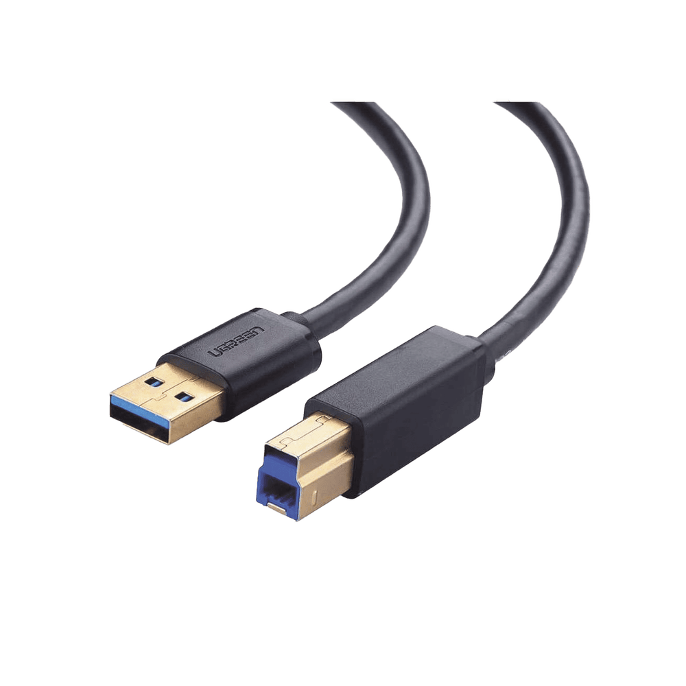 10372-AD-1-l Cable USB-A 3.0 macho a USB-B macho / Ideal para Impresora, Escáner, Pianos, Barras de sonido, etc. / Plug & Play / Compatibilidad Universal / 2 metros 10372 2