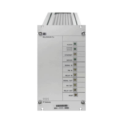 Interfaz Millennium IP para gestión de avisos y música por redes Ethernet por Streaming