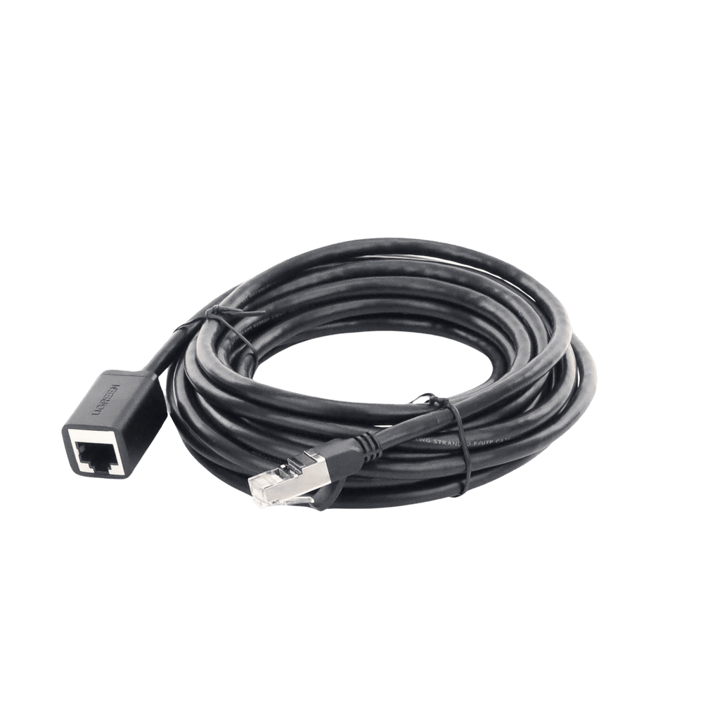 11283-AD-2-l Cable de Extensión Cat6 RJ45 F/UTP / Macho a Hembra / 5m / Método de conexión 568B / Velocidad de transmisión 1000Mbps / Ancho de banda del canal 250MHz /Caja de Cobre / Negro 11283 3