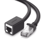Cable de Extensión Cat6 RJ45 F/UTP / Macho a Hembra / 5m / Método de conexión 568B / Velocidad de transmisión 1000Mbps / Ancho de banda del canal 250MHz /Caja de Cobre / Negro 11283-l