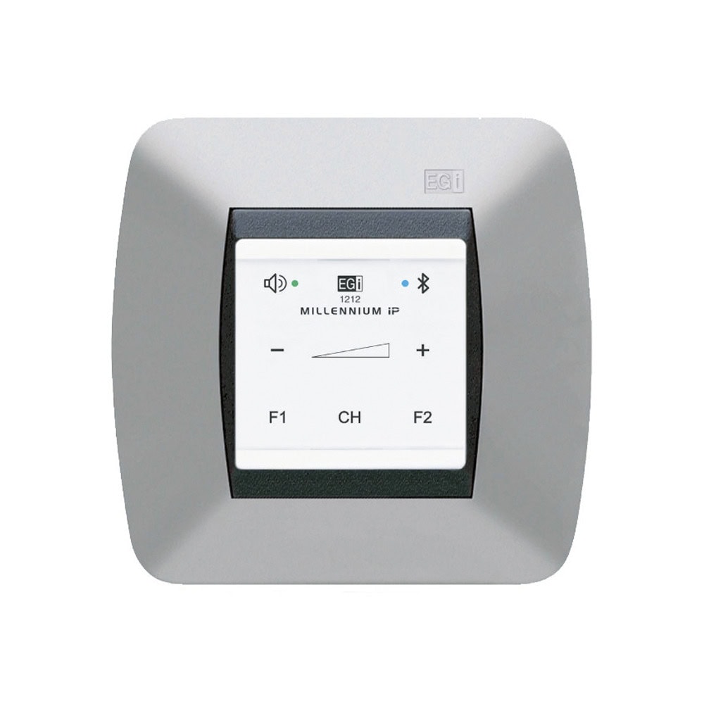 1212-l Mando Bluetooth IP | Control Táctil | Compatible Sistema Millennium | Alimentación PoE | Color Blanco | 1212 1