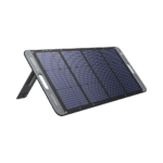 Panel Solar Plegable 100W / Recomendado para el Power Station Portable de 600W UGREEN / Alta Eficiencia de Conversión / Alineación Inteligente de la Luz Solar / Resistente Al Agua Y Duradero / Incluye Cable XT60 Macho a Macho 2m. 15113-l