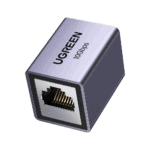 Acoplador STP (Extensor de Cable Ethernet RJ45) | 10Gbps | Blindado | Compatibilidad con Cat8 Cat7 Cat6 Cat5e | Hasta 100 metros | Aleación de Aluminio 15117-l