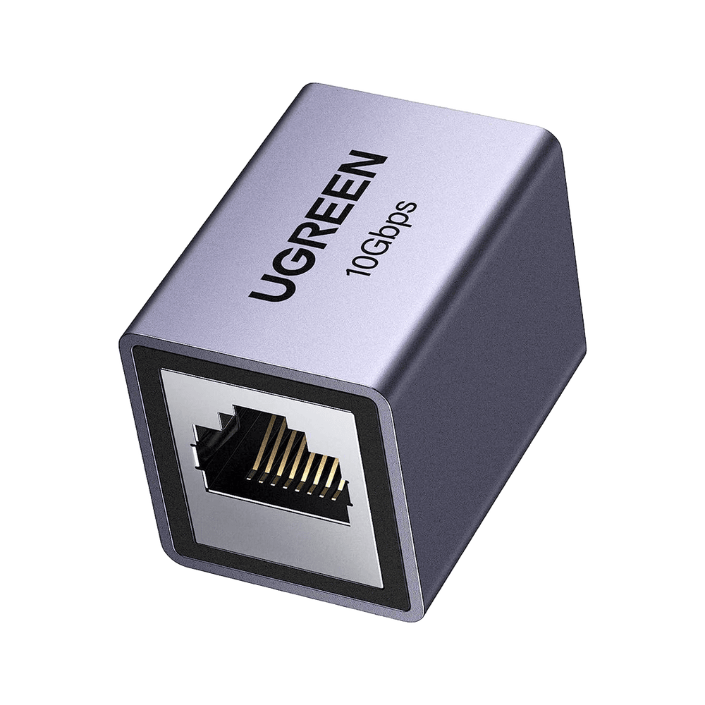 15117-l Acoplador STP (Extensor de Cable Ethernet RJ45) | 10Gbps | Blindado | Compatibilidad con Cat8 Cat7 Cat6 Cat5e | Hasta 100 metros | Aleación de Aluminio 15117 1