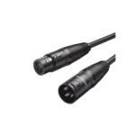 Cable para Micrófono XLR Tipo Canon Macho a Hembra / 10 Metros / Plug & Play / Antiinterferencias / Triple Blindaje / Alta Calidad / Color Negro 20714-AD-1-l