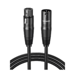 Cable para Micrófono XLR Tipo Canon Macho a Hembra | 15 Metros | Plug & Play | Anti interferencias | Triple Blindaje | Alta Calidad | Color Negro. 20716-l