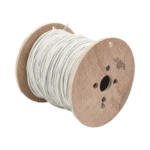 Carrete de 152 Metros (500 Pies) de Cable / 2 x 16 AWG / Blindado / Plenum / Color Blanco / Para Aplicaciones de Audio, Seguridad y Control 32215012-LAT-DER-l