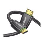 Cable HDMI 2.0 de Nylon Trenzado / 10 m / 4K@60Hz / HDR / 3D / HEC (Canal Ethernet HDMI) / ARC (Canal de Retorno de Audio / Color Profundo de 48 bits / Audio de 32 canales / HDCP 2.2 /Audio DTS: X / 18 Gbps / Blindaje de 4 capas 40414-FRENTE-l
