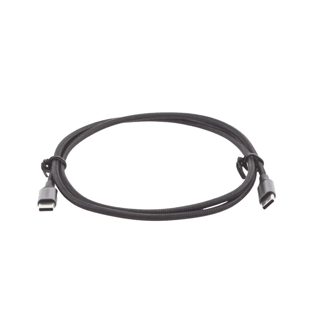 50150-AD-3-l Cable USB-C a USB-C | 1 Metro (3.28 Pies) | Transferencia de Datos de 480 Mbps | Carga Rápida de Hasta 60W | QC 4.0/3.0/2.0 | PD3.0 | FPC | AFC | Protección Integrada | Caja de Aluminio | Nylon Trenzado | Color Negro 50150 4