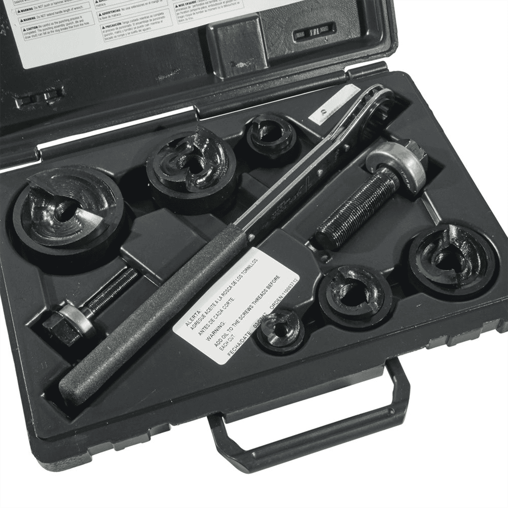 53732SEN-AD-2-l Juego de 6 Sacabocados de 1/2" a 2". con Estuche 53732SEN 3