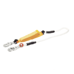 Amortiguador con Cable de Protección de Nylon y 2 Ganchos de Seguro Doble. 543015D-LAT-IZQ-l