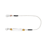 Amortiguador con Cable de Protección de Nylon y 2 Ganchos de Seguro Doble. 543015D-l