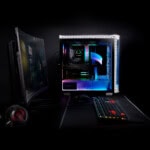 Gabinete XPG Battlecruiser RGB White RGB Sync Cristal Templado E-ATX - Color Blanco XPG BATTLECRUISER Torre Media Blanca