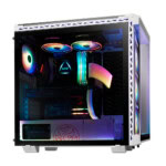 Gabinete XPG Battlecruiser RGB White RGB Sync Cristal Templado E-ATX - Color Blanco XPG BATTLECRUISER Torre Media Blanca