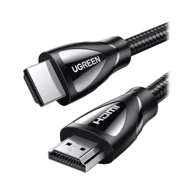Cable HDMI 2.1 de Nylon Trenzado / 5 Metros (16.40 Pies) / 8K@60Hz/4K@120Hz / eARC (Canal de Retorno de Audio) / HDR10+ / VVR / HEC (Canal Ethernet HDMI) / ALLM / 3D / Dolby Atmos / Dolby Vision / 48 Gbps / Mayor Duración