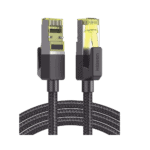 Cable Ethernet Cat7 CLASSâ… F/FTP Redondo con Malla de Nylon 1 Metro 80421-l