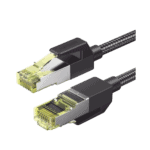 Cable Ethernet Cat7 CLASSâ… F/FTP Redondo con Malla de Nylon 3 Metros 80424-FRENTE-l