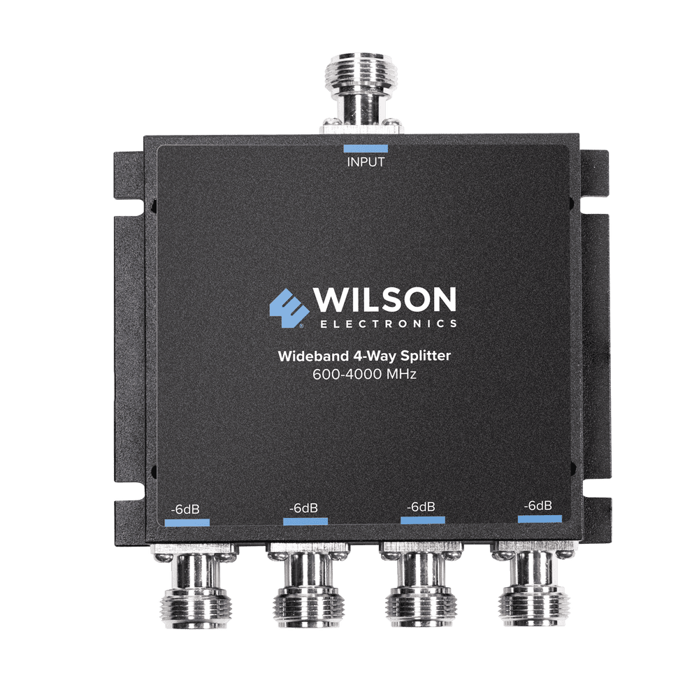 859117-l Divisor de potencia de 4 salidas, 50 Ohm, 600-4000MHz con conectores N-Hembra. 859-117 1