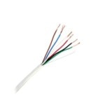 Bobina de 305 Metros (1000 Pies) / 6 x 22 AWG / Cable de Cobre / Tipo CMR / Para Interior / Para Aplicaciones de Control de Accesos / Alarmas de Intrusión / Automatización / Interfonos y TV Porteros 9296