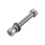 1 Tornillo Allen Milimétrico de Acero Inoxidable M8-1.25 x 16 / Con 1 Tuerca, 1 Arandela de Presión y 1 Plana / Para Montajes de Módulos Foto Voltaicos. 9505080164-l