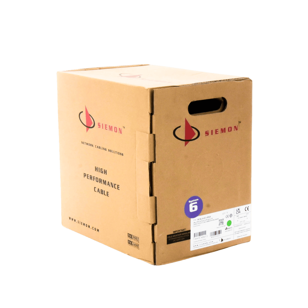 9C6L4E3RXA-AD-3-l Bobina de Cable UTP Reelex, de 4 Pares, Alto Desempeño Cat6, LS0H (Bajo Humo, Cero Halógenos), Color Violeta, 23 AWG, 305 Metros (1000 Pies) 9C6L4-E3-RXA 5