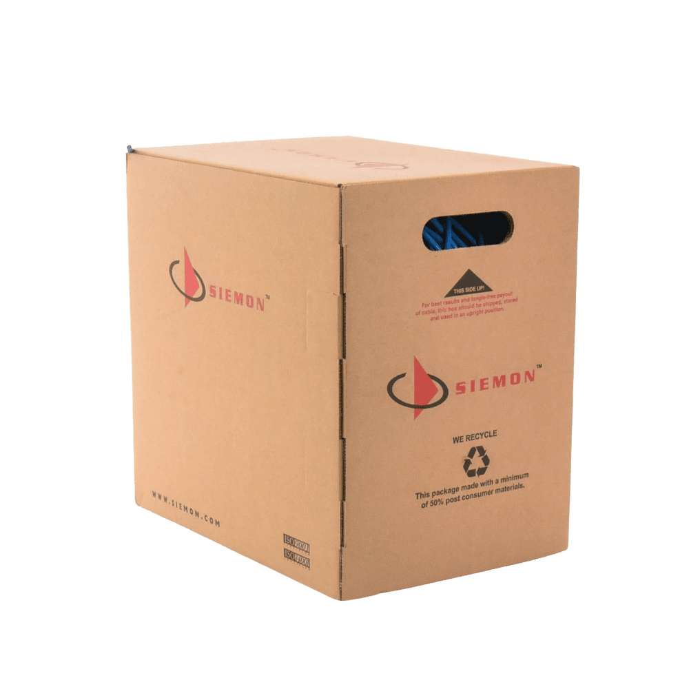 9C6M4E306RXA-AD-3-l-1 Bobina de Cable UTP Reelex, de 4 Pares, Alto Desempeño Cat6, PVC (CM), Color Azul, 23 AWG, 305 Metros (1000 Pies) 9C6M4-E3-06-RXA 5
