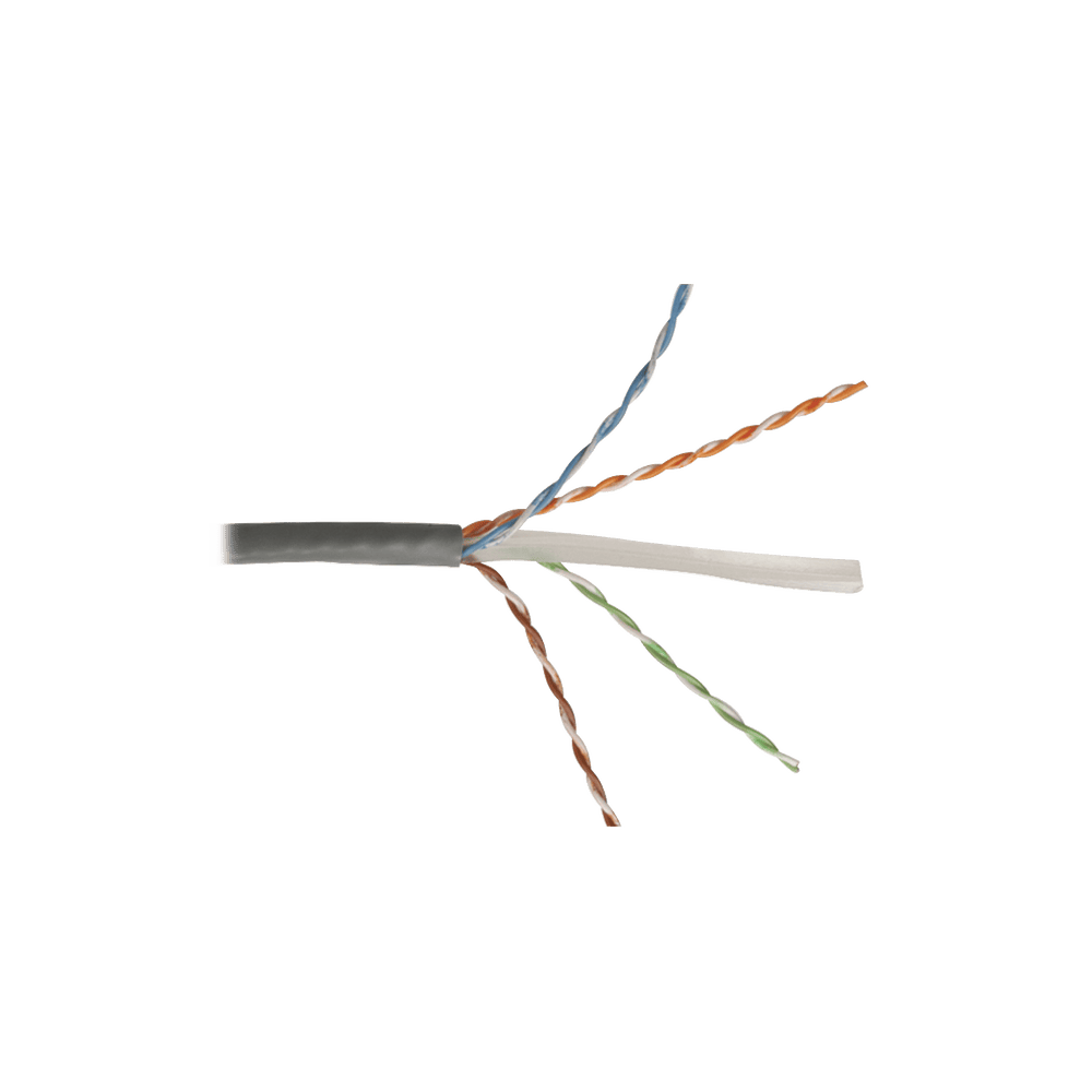 9C6R4E304RXA-AD-1-l Bobina de Cable UTP Cat6, 23 AWG de 4 Pares, Alto Desempeño, PVC (CMR), 305 Metros (1000 Pies) Reelex (Color: Gris) 9C6R4-E3-04-RXA 3