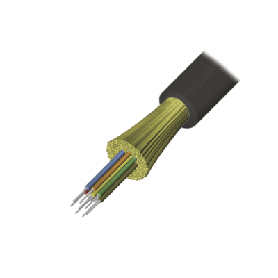 Cable de Fibra Óptica de 12 Hilos, Interior/Exterior, Tight Buffer, No Conductiva (Dieléctrica), Riser, Multimodo OM3 50/125 Optimizada, 1 Metro (3.28 Pies)
