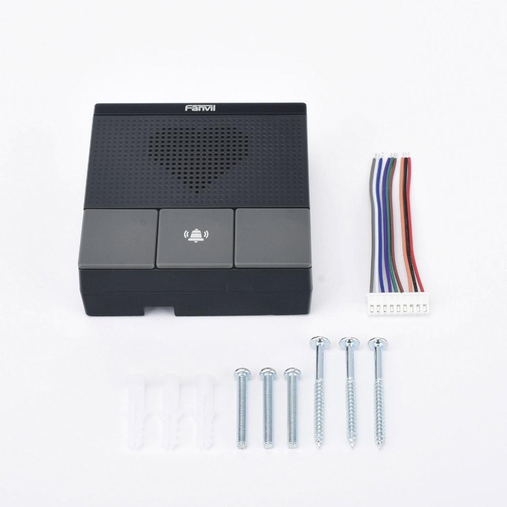 A10W-AD-2-l Mini Intercomunicador Wi-Fi para hotelería, hospitales, con diseño elegante, PoE, 3 botones, 1 relevador integrado de salida y entrada. A10W 5