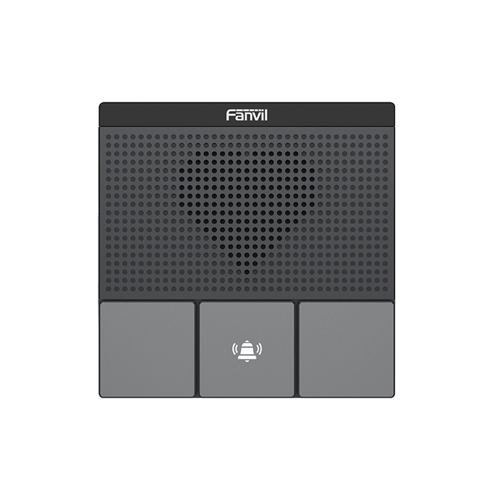 A10W-l Mini Intercomunicador Wi-Fi para hotelería, hospitales, con diseño elegante, PoE, 3 botones, 1 relevador integrado de salida y entrada. A10W 1
