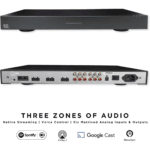 VSSL 3 zonas, 6x50W, con Chromecast, Alexa Cast, Airplay, Spotify Conn en cada zona - funciona con GoogleAsst A3X-AD-2-l