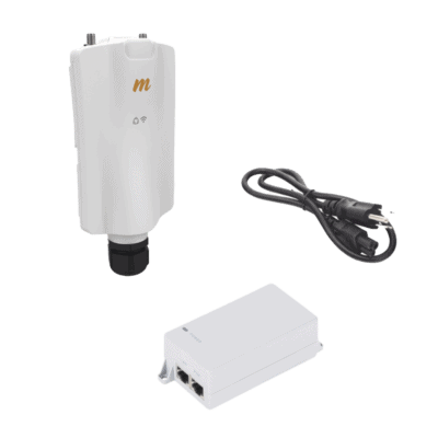 Kit de radio A5x, 700 Mbps, hasta 64 usuarios concurrentes,  Monitoreo a travez de la nube, incluye POE24V y cable de alimentación PCC53