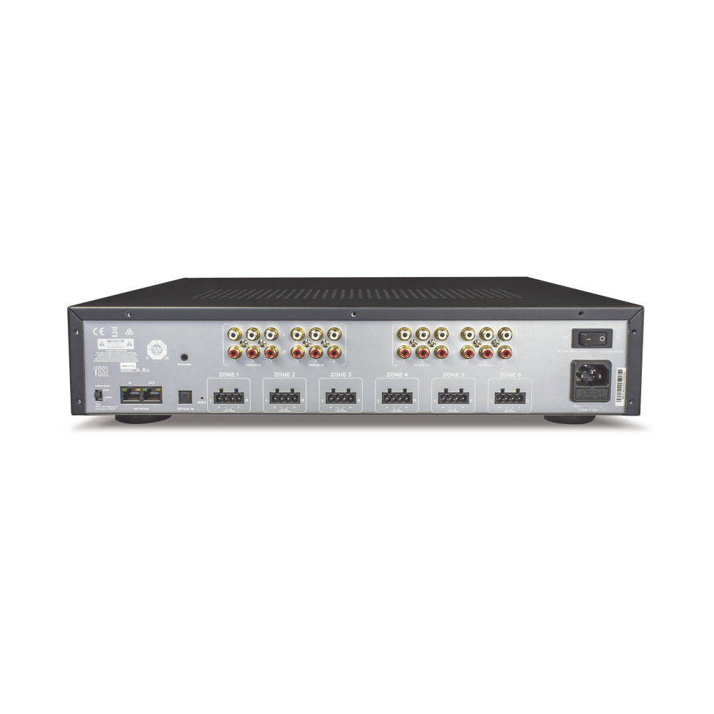 A6X-AD-1-l VSSL 6 zonas, 12x50W, con Chromecast incorporado, Airplay, Spotify Conn en cada zona - funciona con GoogleAsst A6X 2