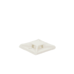 Montaje-Sujetador Para Cable de 4 Vías, con Adhesivo, 25.4 x 25.4mm (1in x 1in), Color Blanco, Uso en Interior, 1 pieza ABM2SAC-AD-4-l
