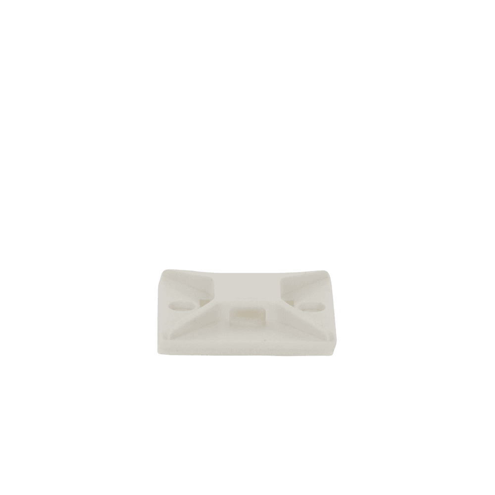 ABM2SAC-AD-5-l Montaje-Sujetador Para Cable de 4 Vías, con Adhesivo, 25.4 x 25.4mm (1in x 1in), Color Blanco, Uso en Interior, 1 pieza ABM2S-A-C 6