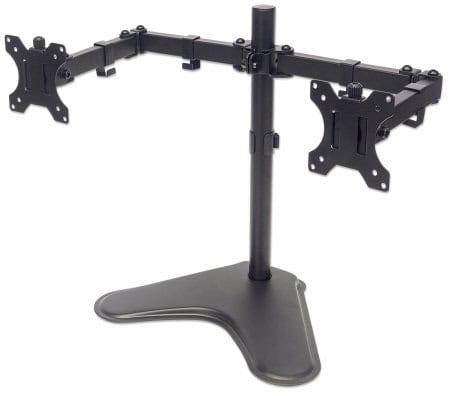 ACCITL5270_full Soporte para dos monitores MANHATTAN Movimiento con brazos de doble articulación, Brazo de Montaje, Negro, 8 kg, Acero 461559 1