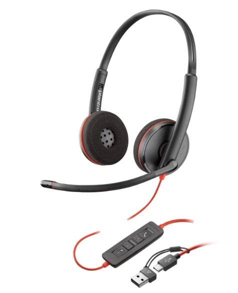 ACCPTS2400_3_full HP Poly Blackwire 3220, USB-C con adaptador USB-C/A, Alambricos, Binaural 11