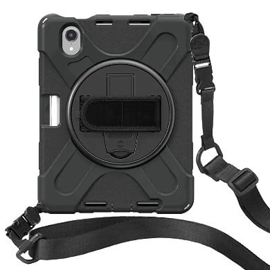 FUNDA PROTECTOR C/CORREA, USO RUDO, GIRO 360º, P/IPAD MINI 6TA GENERACIÓN, 8.9, C/MICA,  BROBOTIX 6000557