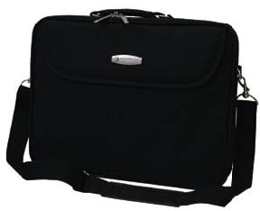 Maletín Essential TechZone, de 15.6 pulgadas con marco protector, confeccionado en nylon de alta resistencia, garantía limitada de por vida.