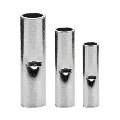 Conector a tope / Sin aislar / 12 - 10 AWG / Sin color / Paquete de 25 piezas.