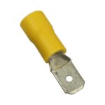 Terminal tipo macho aislada / 12 - 10 AWG / Amarillo / Paquete de 25 piezas. AE55121-l