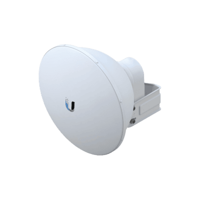 Antena Direccional airFiber X, ideal para enlaces Punto a Punto (PtP), frecuencia 5 GHz (5.1 - 5.9 GHz) de 23 dBi slant 45