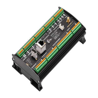 Controlador Industrial Arduino Portenta Machine Control / STM32H747XI Dual Cortex / 24V DC / 8 Entradas Digitales / 8 Salidas Digitales / 12 I/O Programables / 3 Entradas Analógicas / 4 Salidas Analógicas / 3 Canales Temperatura / CAN / Ethe