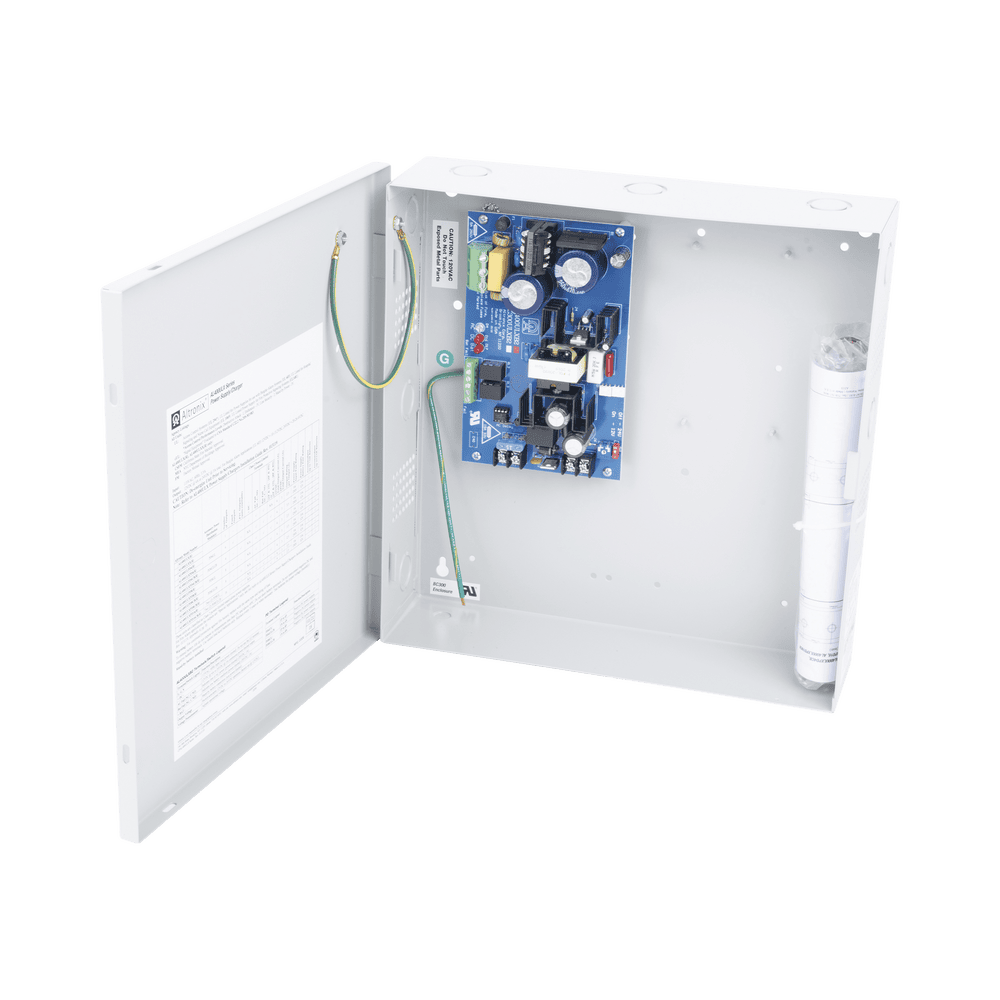 AL400ULX-l-1 12 ó 24 Vcc @ 4 A o 3A / fuente de alimentación / 1 salida / capacidad de baterías de respaldo / Requieren baterías. AL-400-ULX 1