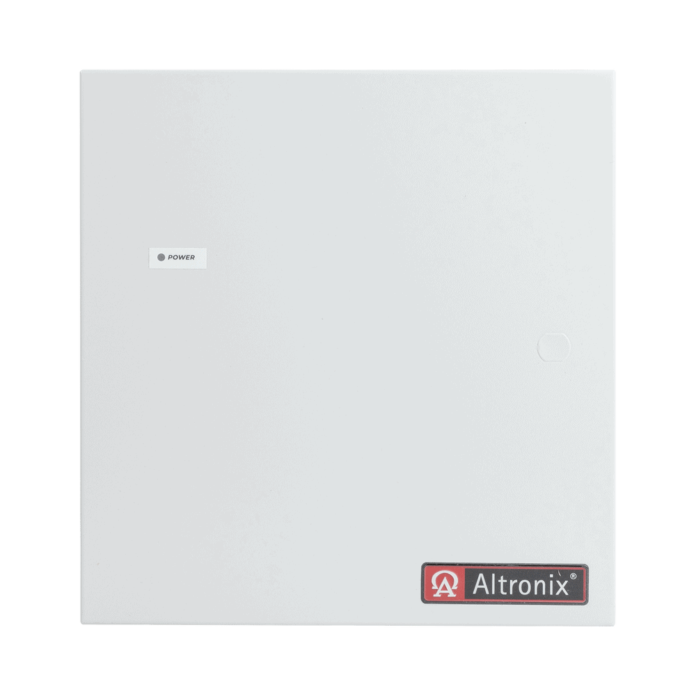 AL600ULM-FRENTE-l-2 12 o 24 Vcc @ 6 A / fuente tipo control / 1 entrada / 5 salidas / aplicaciones en control de acceso, cctv, incendio , capacidad de baterías / Se requiere baterías. AL-600-ULM 2