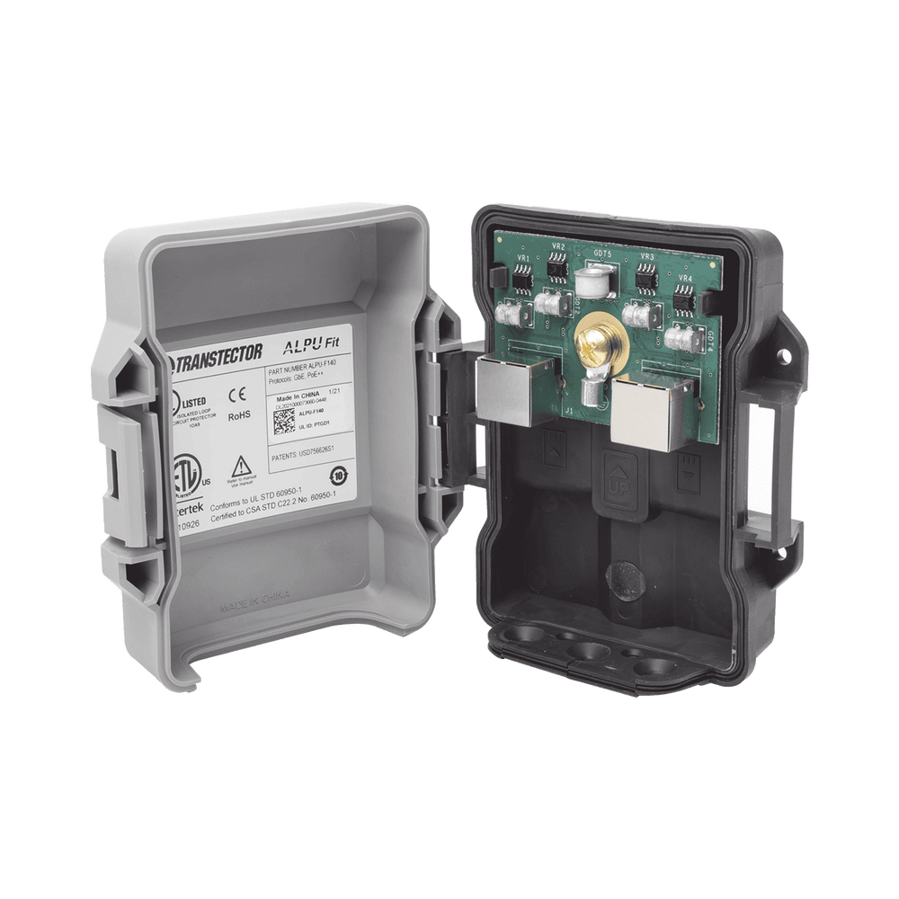 ALPUF140-AD-2-l Protector PoE Contra Descargas Atmosféricas Ideal Para Enlaces Inalambricos Gigabit y Cámaras IP Con Tecnología Híbrida SASD y Tubo Descarga De Gas ALPU-F140 6