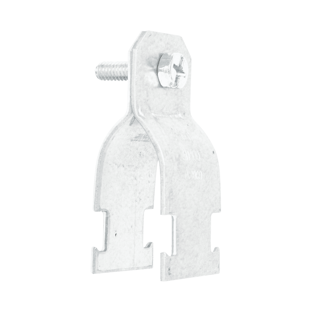 ANCAE12-LAT-IZQ-l Abrazadera Unicanal para Conduit Pared Gruesa y PVC de 1/2" (13 mm). ANC-AE-12 3
